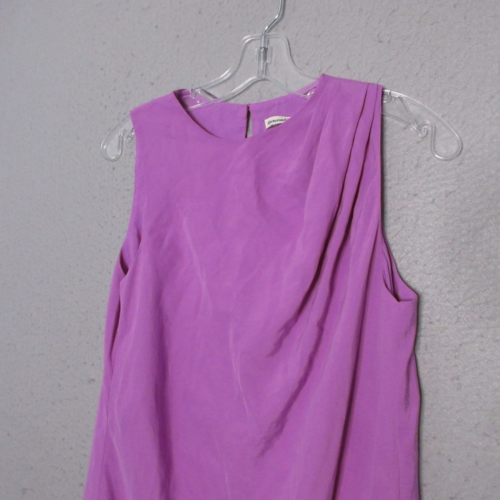 Abercrombie & Fitch Dress Purple Maxi Drape Wedding Guest‎ Minimalist Flowy NWT